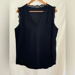Tank Top with Lace Detail